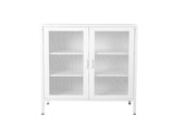 Levede Storage Cabinet Steel Kitchen White CH1073-WH