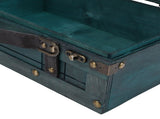 Wooden Chest Vintage Wood Storage Trunk with Lid Retro Suitcase Portable Box Ancient Photography V1294-YM0901-3117250191712