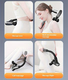 Black Portable Massager Hand-Held Massager Muscle Relaxation Neck Massager Shoulder V1102-110-BLA-11190