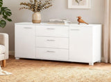 Artiss Buffet Sideboard High Gloss - White FURNI-GLOSS-BF-WH-AB