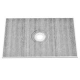 Shower Curb Kit, 1219x1828mm Shower Pan Kit with 160mm Central Drain, Lightweight EPS Shower V952-LYAZDB4872YCFXDWCV0