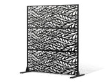 Metal Privacy Screen, 47" W x 72" H, Outdoor Privacy Screens & Panels, Freestanding Outdoor Divider V952-DLSHWYSPMJS7J715TV0
