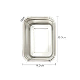 Clevinger Stainless Steel Bamboo Extra Large Lunch Box 2000ml V1181-KU0173