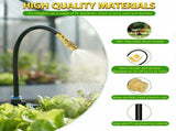 Automatic Drip Irrigation Kit, 100FT Garden Watering System with 16 Adjustable Copper Nozzles & V1369-AZ3-W-16972