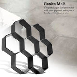 1Pc DIY Garden Path Maker Mold Concrete Stepping Stone Cement Paving Mould Brick V1294-YM0727-JY10932