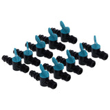 50PCS 25x1/2in Male Thread Irrigation Shut Off Switch Valve Barbed Ball Valve for Garden Supplies V1294-YM0901-3111210175711