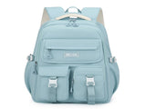 Light Blue Large Capacity Waterproof Student Backpack - Fits 15-Inch Laptop, Multi-Pocket Travel V888-ELOSUNG32499