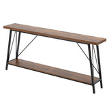 VEVOR Narrow Console Sofa Table Couch Table 2-Tier for Entryway & Living Room, 1800 x 300 x 800 mm V952-BSXGZDCK708624KBQV0