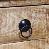 Coffee Table Rough Mango Wood 70x70x40 Cm 43_243979