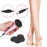 Gold Electric Foot Callus Remover - Portable Pedicure Tool for Smooth Feet V888-ELOSUNG11611