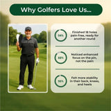 Golf Performance Insoles with Firm Arch Support, All-Day Comfort Shoe Inserts Relieve Plantar V1192-AZ-W-28244