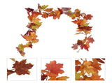 Decorative Artificial Maple Garland Fall Leaf Garland Decoration Thanksgiving Halloween Fake Maple V1294-YM0523-3115210217312
