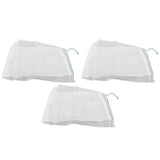 3Pcs Garden Plant Netting with Green Drawstring Potted Plant Fruit Tree Protector Insect Birds V1294-YM0714-3111210322114