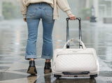Rolling Laptop Bag, Fits Up to 15.6 Inch Laptop, Wheeled Briefcase, Roller Computer Tote Bag with 2 V952-LGSTDNB156INC0DM0V0