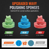 58PCS Air Sander Kit 1/2/3in Random Orbital Air Sander Polisher 15000r/min V952-QDPGJ123C0005YFA5V0