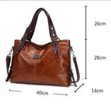 Classic Vintage PU Leather Handbag-Spacious Shoulder and Crossbody Tote for Women V888-ELOSUNG11541