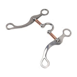 Horse Snaffle Bit Stainless Steel Rose Gold Plated Gag Loose Ring Outdoor Garden Cultivation V1294-YM3111220274211-0421