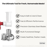 Kitchee Slicer Shredder Grater 3 Attachments - Compatible with KitchenAid Mixer V238-SUPDZ-41099036098640