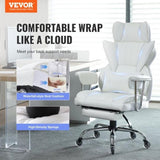 Reclining Office Chair with Footrest, Heavy Duty PU Leather Wide Office Chair, Big and Tall V952-LBYZXKPGDJT0U1Z5NV0