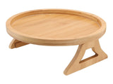 Sofa Tray Bamboo Wood Texture Armrest Couch Clip On Tray Table for Coffee Tea Snacks V1294-YM0717-3111220221811