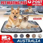 Waterproof Electric Pet Heat Pad Heated Heating Mat Blanket Dog Cat Bed 45X45CM V201-W12991195