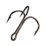 50PCS Treble Fishing Hooks High Carbon Steel Fishing Hooks Set with Box V1192-AZ-W-30758