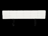PU Leather King Bed Deluxe Headboard Bedhead - White V63-768275