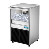 POLYCOOL Commercial Ice Maker Machine, up to 45kg/24hr, Donper Compressor, Undercounter, V219-ICEFRZPLYAM75