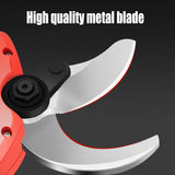 Cordless Brushless 4 Pole Pruning Shear Secateur With 2 Batteries Bush Cutter RED V201-CUT0050RE8AU