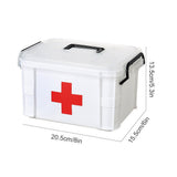 Transparent First Aid Box Portable Medicines Storage Box Safety Emergency Kits V1294-YM0718-10099156