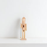 DIY Nutcracker Statue Classic Design Wood 1 Piece Christmas Home Decoration V1192-AZ-W-27719
