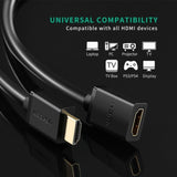 UGREEN 10146 4K 3D HDMI Male to Female Extension Cable 5M V28-ACBUGN10146