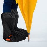 Durable Black Waterproof Shoe Covers High Tube Anti-Slip for Cycling Walking V1366-AZ2-W-19461