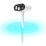 Solar Repellent Ultrasonic Outdoor Pest Bird Squirrel Animal Repeller Waterproof 110 Degree V1294-YM0901-H48812