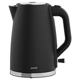 Pronti Silver Noir Collection 4 Slice Toaster and Kettle Bundle KTTS-C02-GST-BK