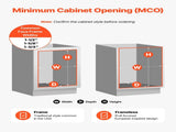Pullout Trash Can for Kitchen Cabinets, Garbage Waste Recycling Bin, Under Mount Waste Container, V952-CFLJTDTDTHSWA5O0YV0