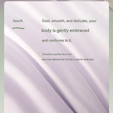 2-pack Purple Bamboo Pulp Fibre Pillowcase - 48x74cm Single - Cooling Silky Touch, Moisture Wicking, V888-ELOSUNG56171-8