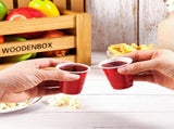 576x 2oz Premium Plastic Red Mini Shot Cups Extra Strong PET BPA Free V563-CP0202-24-1BOX