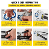Hydraulic Hose Crimper Hydra-Krimp 71500,Manual AC Hose Crimper Kit Air Conditioning Repaire V952-71500YYRGJSJ00001V0