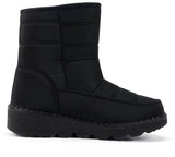 Women's Outdoor Snow Boots, Waterproof Warm Winter Boots with Fleece Lining and Non-Slip Sole for V1189-LC-DG-00233