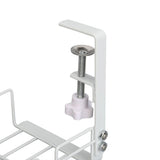 Under Desk Cable Organizer 40.5CM Steel Space Saving Strong Load Bearing Desk Wire Management Tray V1294-YM0901-3117230477512