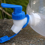 Camping Water Jug 6 Gallons with Faucet Transparent BPA Free Water Storage Container, Outdoor Water V1366-AZ2-W-16590