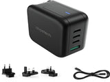 CHOETECH PD6055 GAN USB-C USB-A 70w Travel Charger V28-ELECHOPD6055