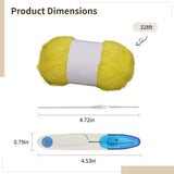 Scrubby Yarn for Dishcloths, Pastel Yarn for Crocheting, Quality Polyester Blend, 12-Color Kit, V1369-AZ3-W-08577