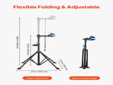 Bike Repair Stand, 29.9 kg Heavy-duty Bicycle Work Stand with 835-1440 mm Adjustable Height & V952-ZXCWXZJGZLDSWCEYJ001V0