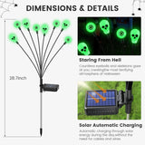 Halloween Decorations Outdoor, Scary Eyeball Lights,4PACKS 32LED,IP65 Waterproof,Halloween Decor for V1079-HALLOWEEN01