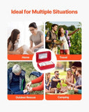 VEVOR First Aid Kit 500 Pieces Large Survival Bag Emergency Medical Supplies V952-JJBNL500JZYJYWUD7001V0