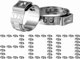 200 Pcs 1/2 Inch Clamps,Stainless Steel Crimp Rings Single Ear Hose Clamps for Tubing Pipe Fitting V1366-AZ2-W-14343