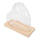 2PCS Propagation Vases Heart Shaped Glass Desktop Planter Plant Propagation Station for Small V1294-YM0901-3115260004712