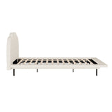 Artiss Bed Frame Queen Size Boucle Beige SASA BFRAME-G-SASA-Q-BG-AB